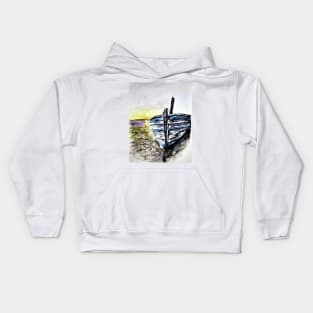 Abandoned Fishing Boat No. 2 Kids Hoodie